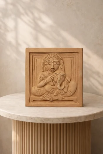 Terracotta Ganesh Janani Wall Tiles 6″X6″