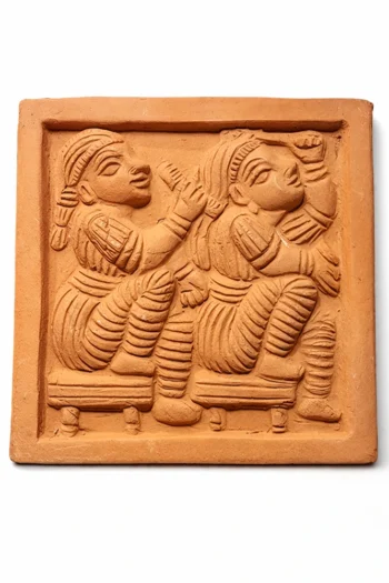 Terracotta Mother Daughter Wall Tiles 6″X6″13