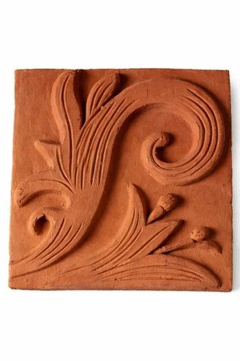 Terracotta Modern Graphic Design Tiles 7″ x 7″ Design No. 4
