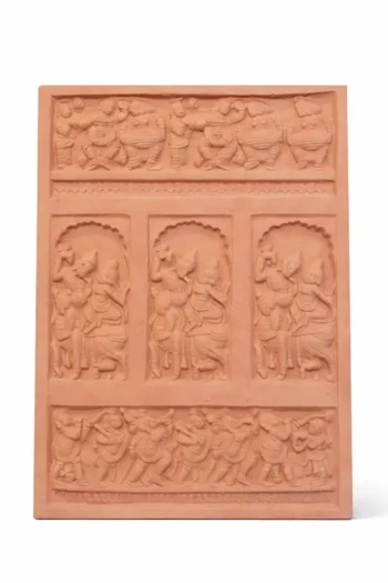 Terracotta Hara Parvati Panel Tiles 8″ X 10″
