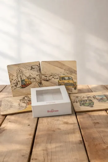 Eco-friendly Coaster Set (4 Pcs. in a Box)