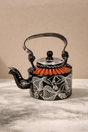 Patachitra Kettle-Fish Motif