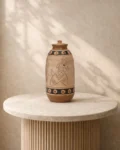 Clay Flower Vase