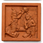 LIFE OF KRISHNA (SET OF 8) IN WITE BAGROUND X