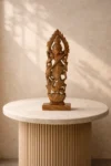 Saraswati Wooden Statue 13″