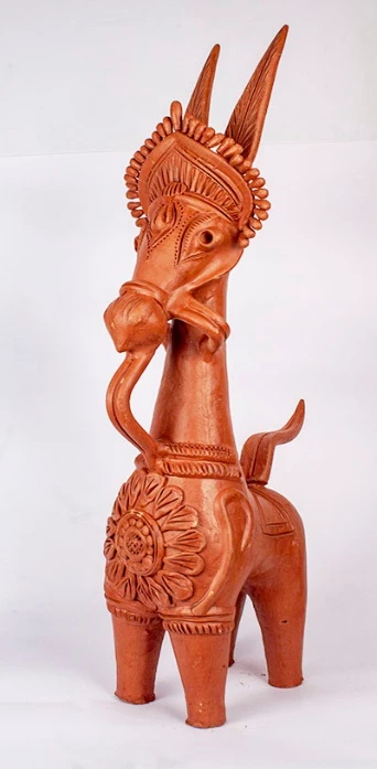 Srejonee Terracotta Bankura Horse 24Srejonee Terracotta Bankura Horse 24Srejonee Terracotta Bankura Horse 24