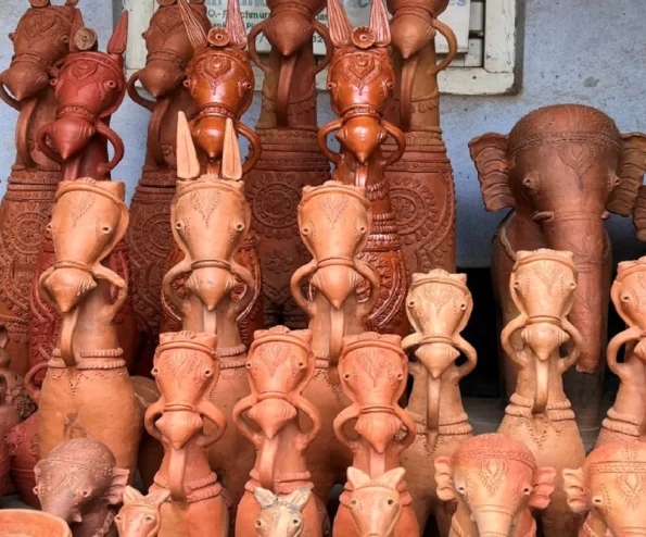 Terracotta Bankura Horses