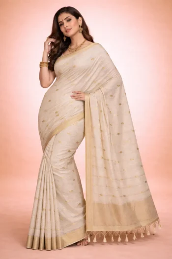 Dhakai Maslin Zari Designer Saree