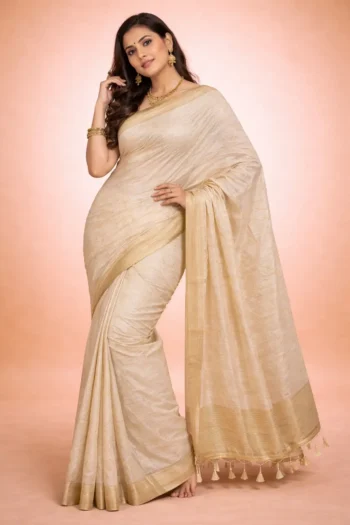 Dhakai Maslin Zari Designer Saree