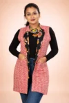 Pure Cotton Reversible Women Jacket Sleeveless