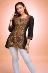 Ladies Cotton Kantha Stitch Kurti (Short Length)