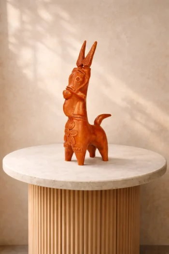Terracotta Bankura Horse 8″ (Single)