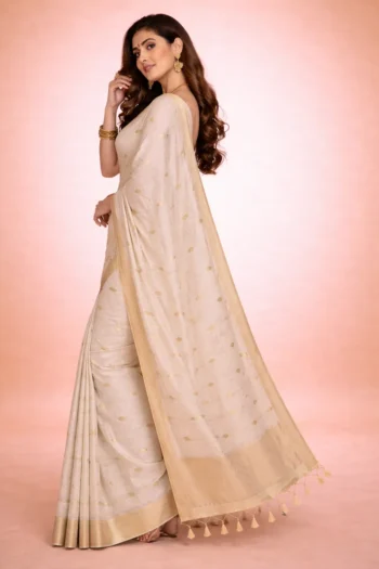 Dhakai Maslin Zari Designer Saree