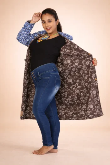Pure Cotton Reversible Women Jacket