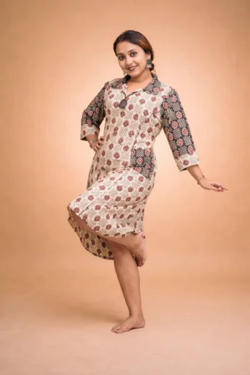 Printed Pure Cotton One Piece – 44″ XL