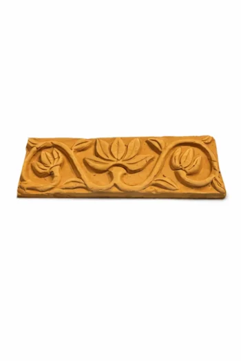 Terracotta Border Tiles 6″ x 3″ (Lotus Design)