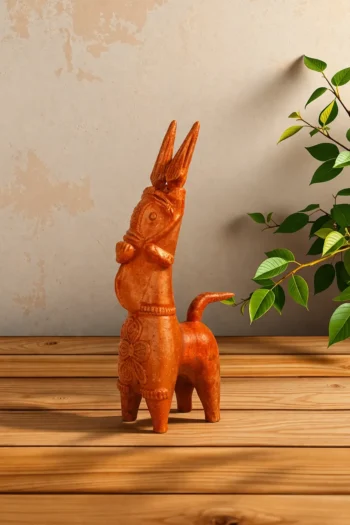Terracotta Bankura Horse 8″ (Single)
