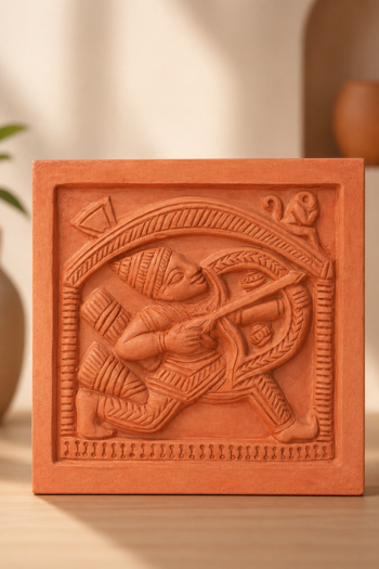 Archer with Bow Terracotta Wall Tiles 6″ x 6″