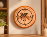 Handcrafted Terracotta Wall Clock
