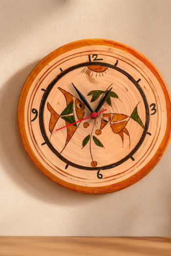 Handcrafted Terracotta Wall Clock