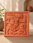 Horseman With Dog Terracotta Wall Tiles