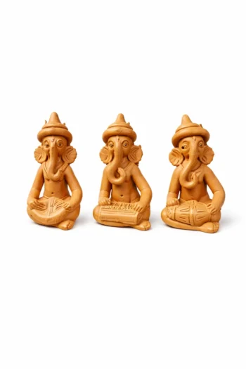 Musician Ganesh (Set Of 3)
