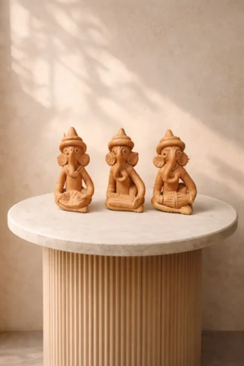 Musician Ganesh (Set Of 3)