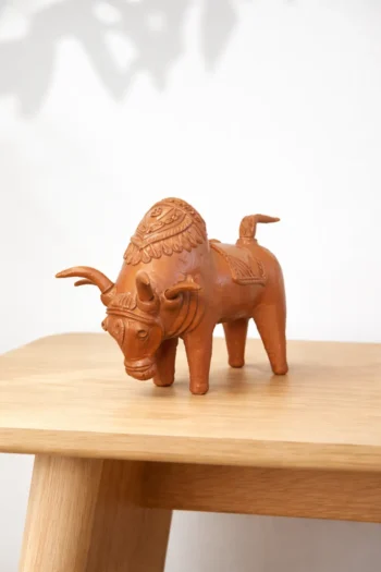 Terracotta Fighting Bull Large