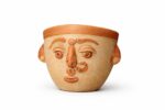 Terracotta Flower Pot – Human Face