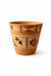Terracotta Flower Pot with Traditional Motif(2)