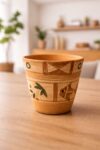 Terracotta Flower Pot with Traditional Motif