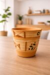 Terracotta Flower Pot with Traditional Motif(2)