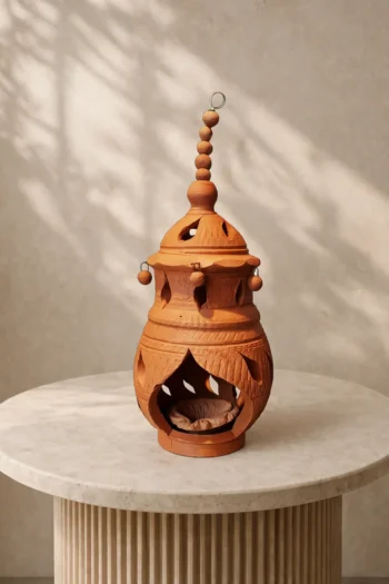 Terracotta Hanging Lamp