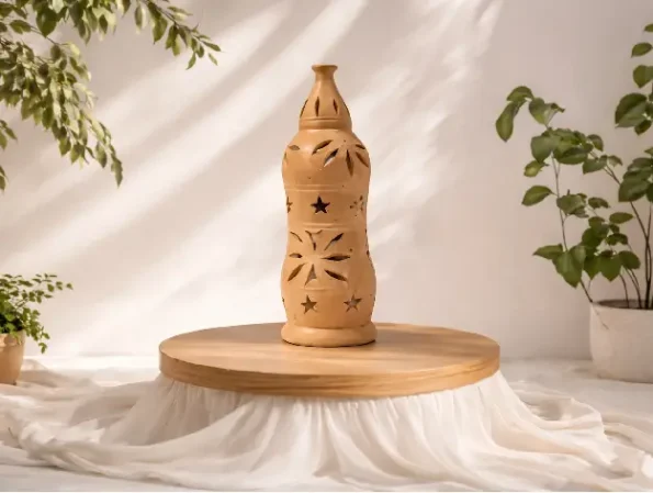Premium terracotta decorative lantern by Srejonee highlighting authentic Terracotta Home Decor In Kolkata with rustic elegance.
