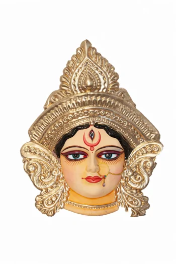 Terracotta Wall Hanging Durga Face Colorful