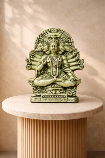 Terracotta Wall Hanging Panchmukhi Hanuman Colorful