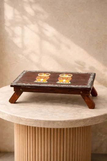 Wooden Owl Bed Table