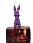Terracotta Lavender Bankura Horse 6″