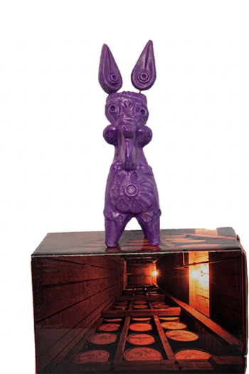 Terracotta Lavender Bankura Horse 6″