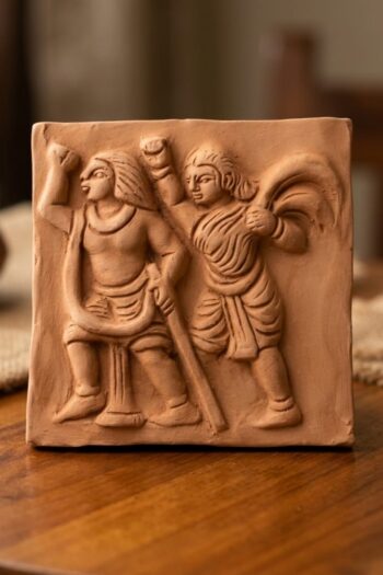 Terracotta Farmer Wall Tile 6" x 6"