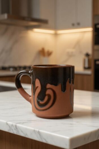 Glazed Terracotta Coffee Mug