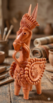 Terracotta Pakshiraj Horse – Handcrafted Bengal Folk Art Sculpture
