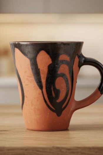 Porcelain Finish Terracotta Coffee Mug