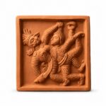Royal Fight Scene Terracotta Wall Tiles 6×6