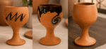 Terracotta Wine Glass