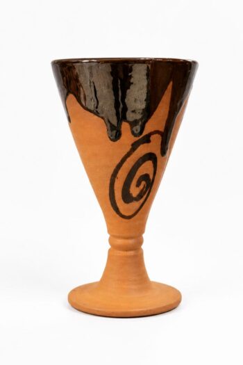 Terracotta Wine Glass