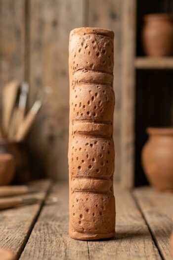 Terracotta Rain Drop Border Tiles 6" x 1"