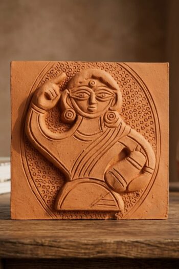 The Lady with the Pitcher Terracotta Wall Tiles 6"x 6"