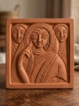 Tribal Lady Terracotta Wall Tile 6" x 6"