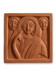 Tribal Lady Terracotta Wall Tile
